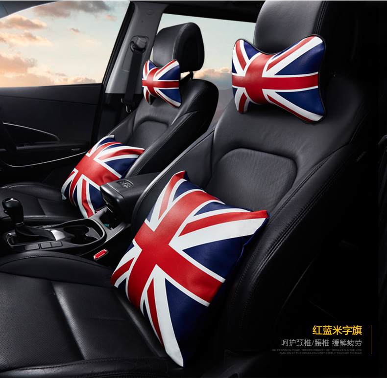 Wholesale cartoon waist gift car pillow advertising waist cushion pillow back cushion office sofa car cushion