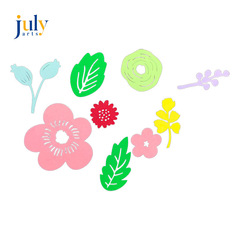 Scrapbook DIY knife template carbon steel knife template children DIY flower pressing knife template cutting plate five-petaled flower