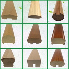 工厂实木扶手 原木楼梯扶手 榉木铁艺扶手 玻璃卡槽扶手