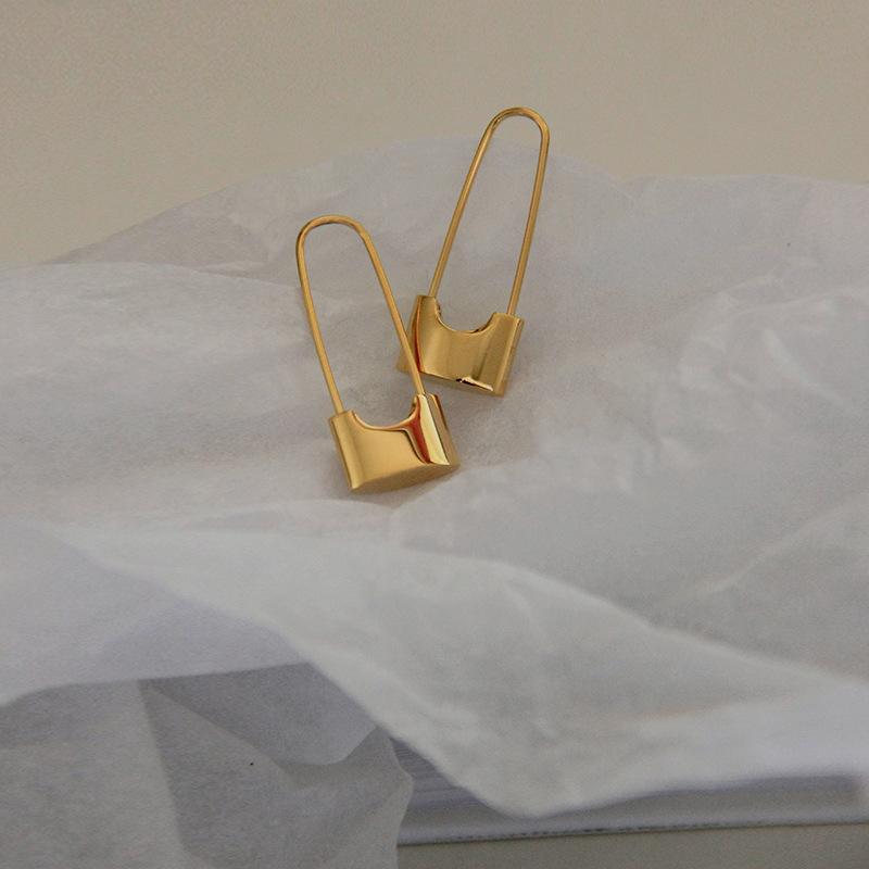 Lock Pin Earrings