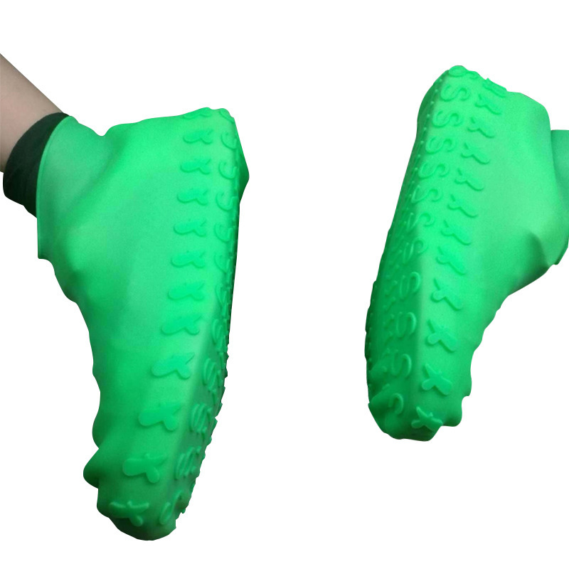 外出雨天防雨硅胶鞋套携带方便可放口袋儿童成人硅胶鞋套防尘防护|ms