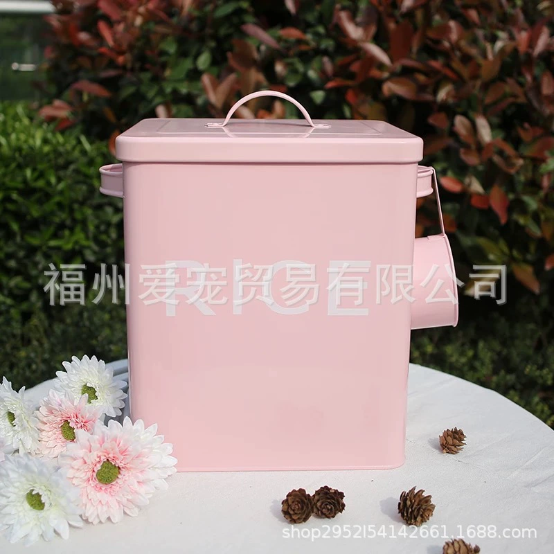 Ведро для собачьего зерна Коробка для собачьего зерна герметичное ведро для хранения корм для кошек влагостойкое ведро для хранения домашних животных Влагостойкое уплотнение ведро