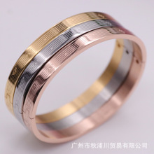 钛钢手镯 欧美时尚流行音乐手镯 音符手镯 外贸出口厂家直批