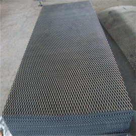 山东厂家供应供应重型钢板网 菱型金属拉伸网 建筑防护防滑网