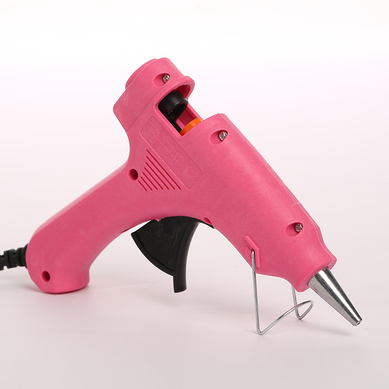 粉色DIY热熔胶枪 7mm胶棒用211C色20W胶枪 迷你型学生用热熔胶枪详情4