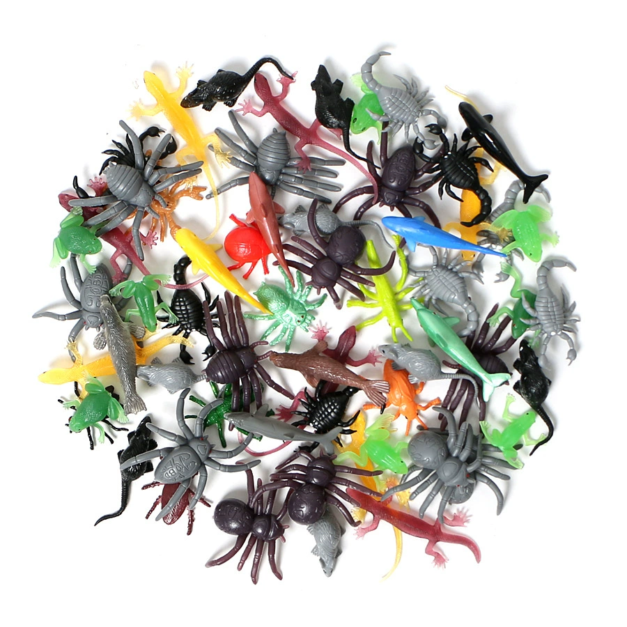Realistic mold plastic, toy from soft rubber, doll, spider, scorpion