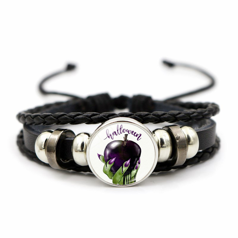 Bracciale halloween da donna con perle alla moda e pietre tempo_voghion.com
