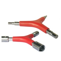 Bicycle tool triangle wrench triangle hexagonal socket tri-socket tool bicycle repair tool