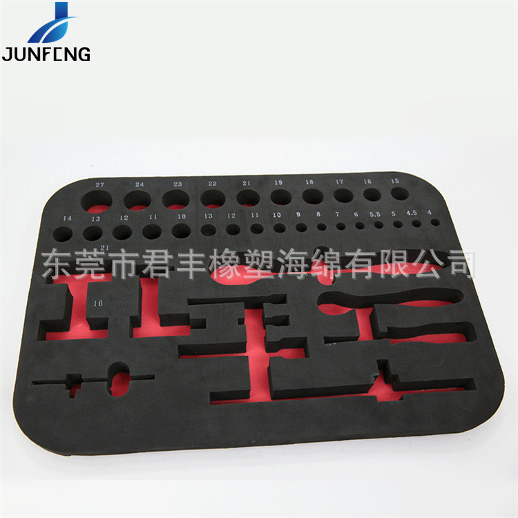 工具箱包装内衬配件齐全 多用途五金制品EVA内托雕刻成型防震