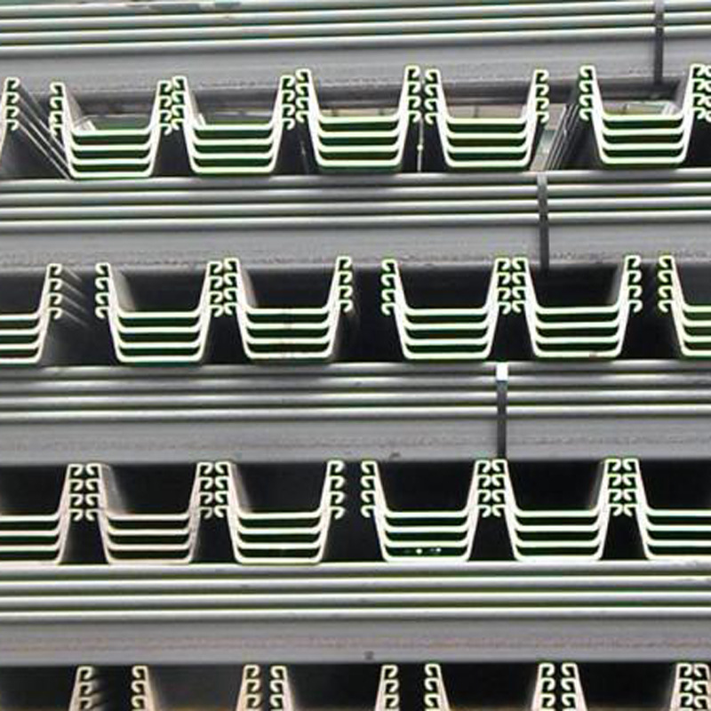 厂家直供聊城天瑞产正品Z型钢板桩 Z型冷弯钢板桩 耐腐蚀性刚度大