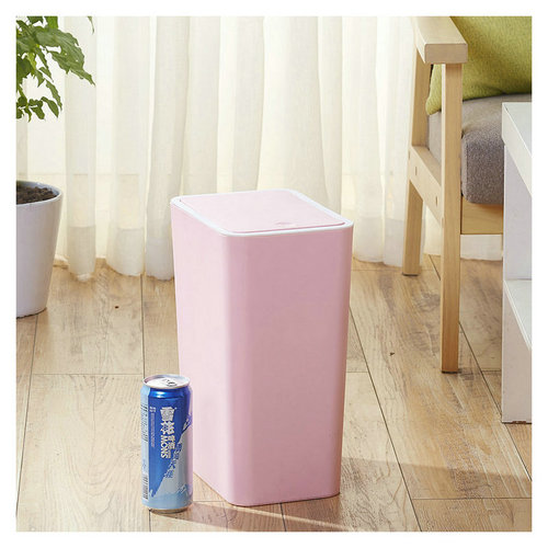 Pressure-type trash can Household bathroom kitchen living room classified trash can Spring cover storage plastic bucket wholesale