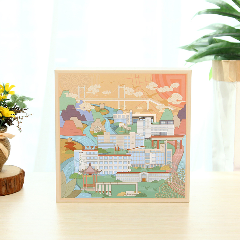 现货供应 礼品盒印刷包装纸盒 方形彩色收纳盒天地盖定 做LOGO