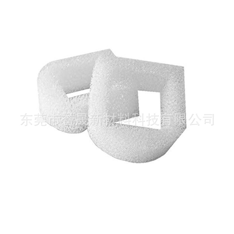 35ppi白色宠物饮水机过滤网水泵过滤海绵挖空滤芯海绵