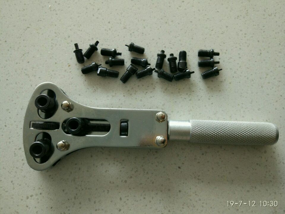 (2개) 시계 수리 도구 시계 오프너 3 발 오픈 하단 커버 오프너 3 발 시계 커버 시계 수리 도구
