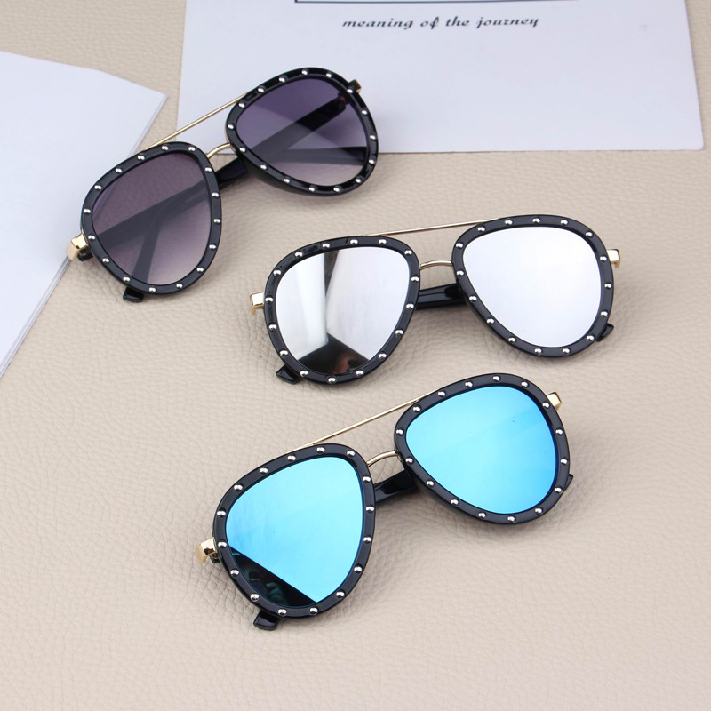 Children's sunglasses trendy handsome ba...