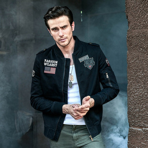 Autumn winter casual jacket military wash cotton men’s top coat