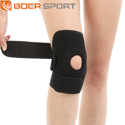 护膝薄款 波尔登山护膝护髌骨透气加压篮球足球跑步男女运动护具
