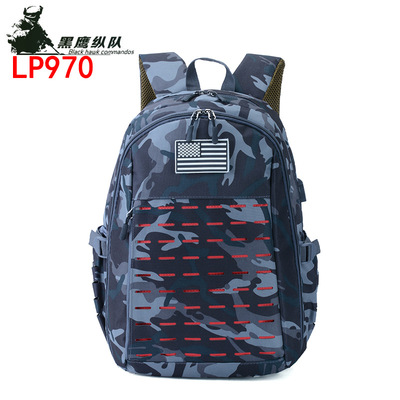 一件代发3D战术背包户外迷彩登山包军迷野战包骑行背包跨境|ru