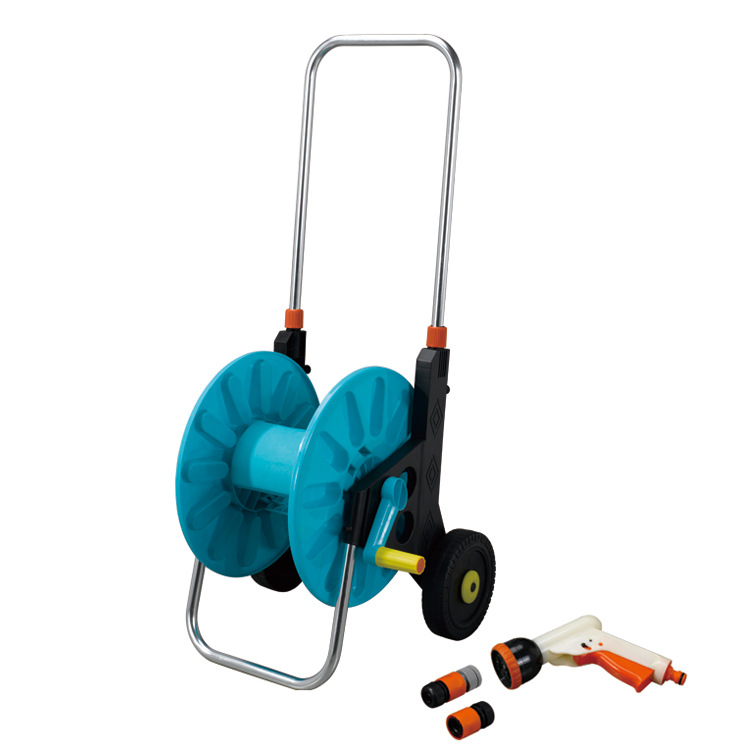 洗车洒水工具可绕缠绕花园提式收纳器水泵带轮子水管车收管器手