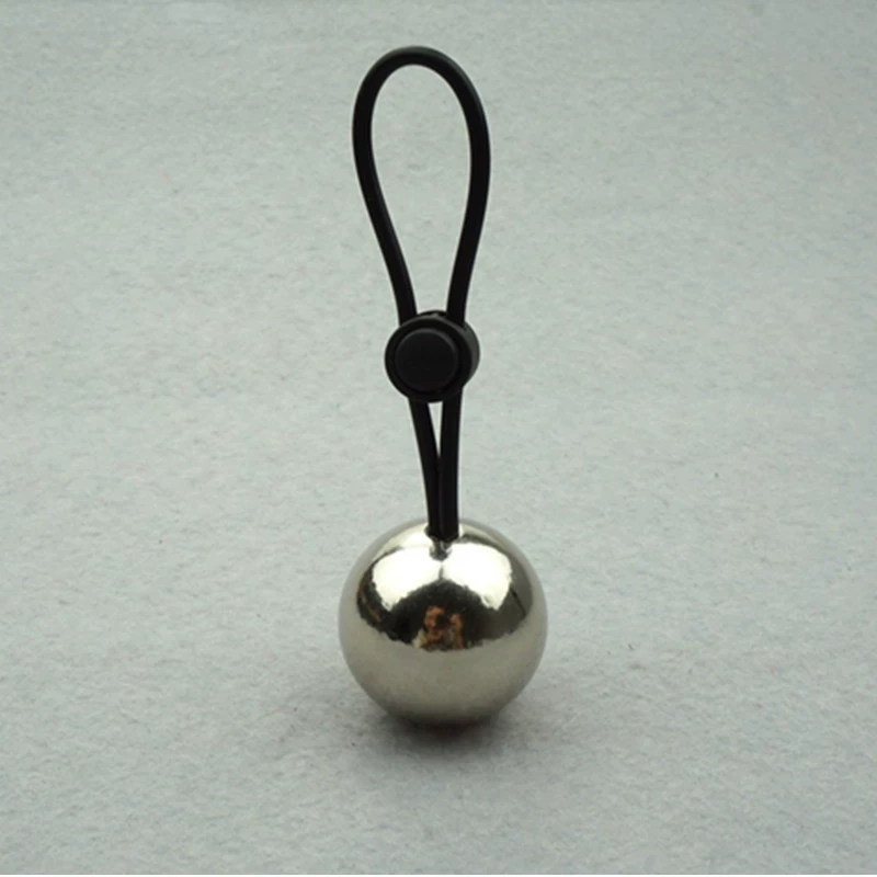  Male heavy ball stretcher gravity ball with sponge protective ring, 10×5×5 cm, 0.15 kg