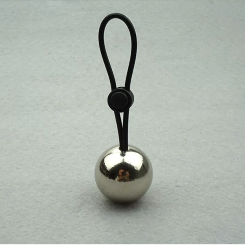  Male heavy ball stretcher gravity ball with sponge protective ring, 10×5×5 cm, 0.15 kg