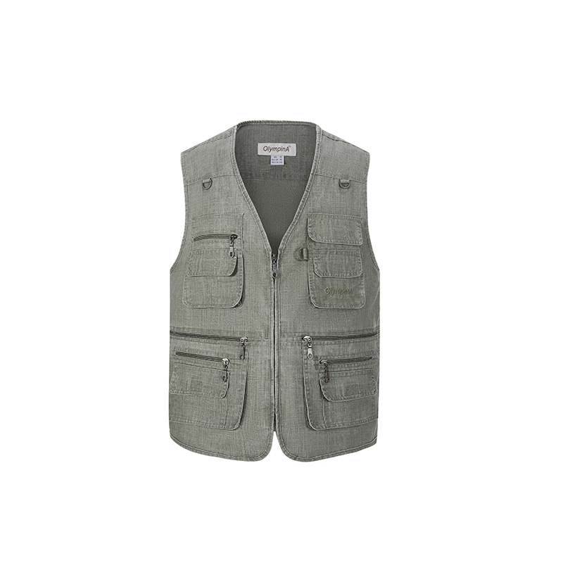 【活动】四季马甲休钓摄影马夹16个口袋男式志愿者户外多口袋马甲