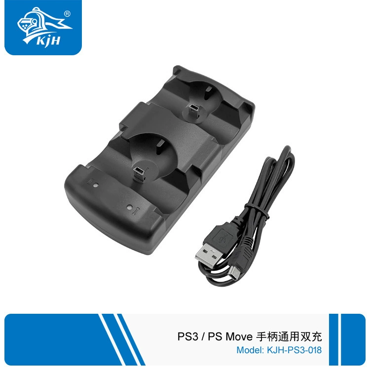 Зарядное устройство для контроллера PS3/PS3 Move, двойная зарядка контроллеров PS3