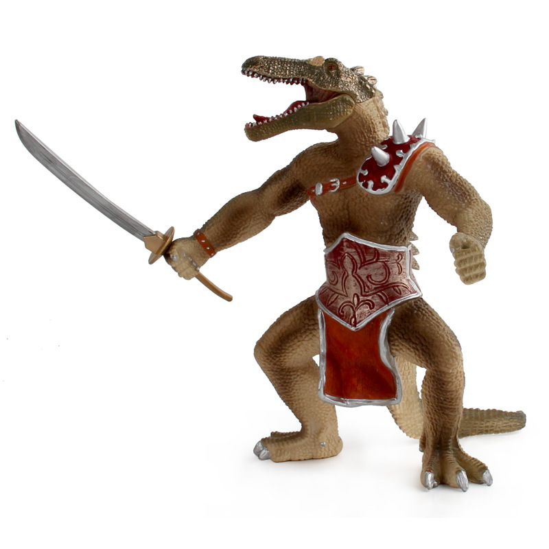 Nuevo modelo transfronterizo juguete hoz cuerno de dragón Pluma de dragón Dragón de uñas dragón espina dorsal Dragón Tyrannosaurus Dragón Guerrero