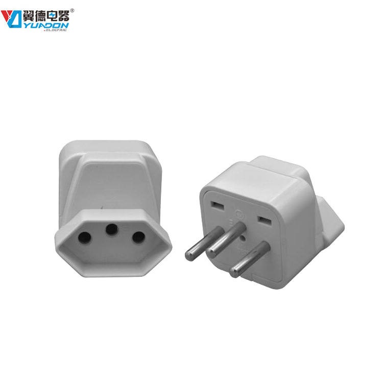 翼德巴西转瑞士旅行转换插头 瑞士转换插头 巴西转瑞士插座转换头