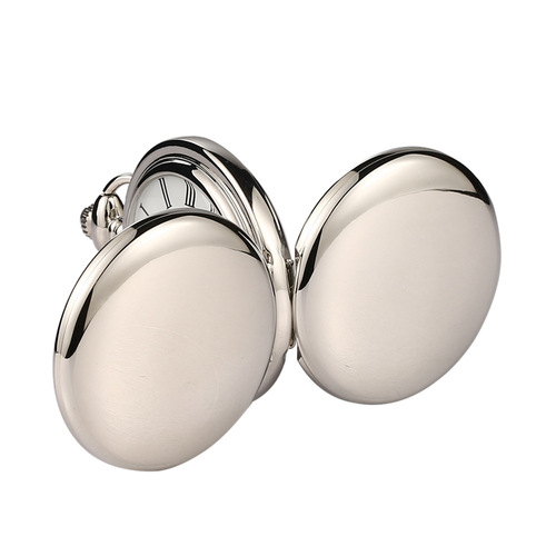 Double-open and double-sided optical mechanical pocket watch, non-automatic retro flip mechanical watch, manual mechanical hanging watch can be shipped on behalf of