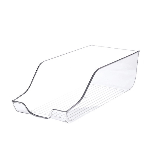 Kitchen refrigerator storage box food and beverage storage basket refrigerated drawer-type beer organizer can storage rack