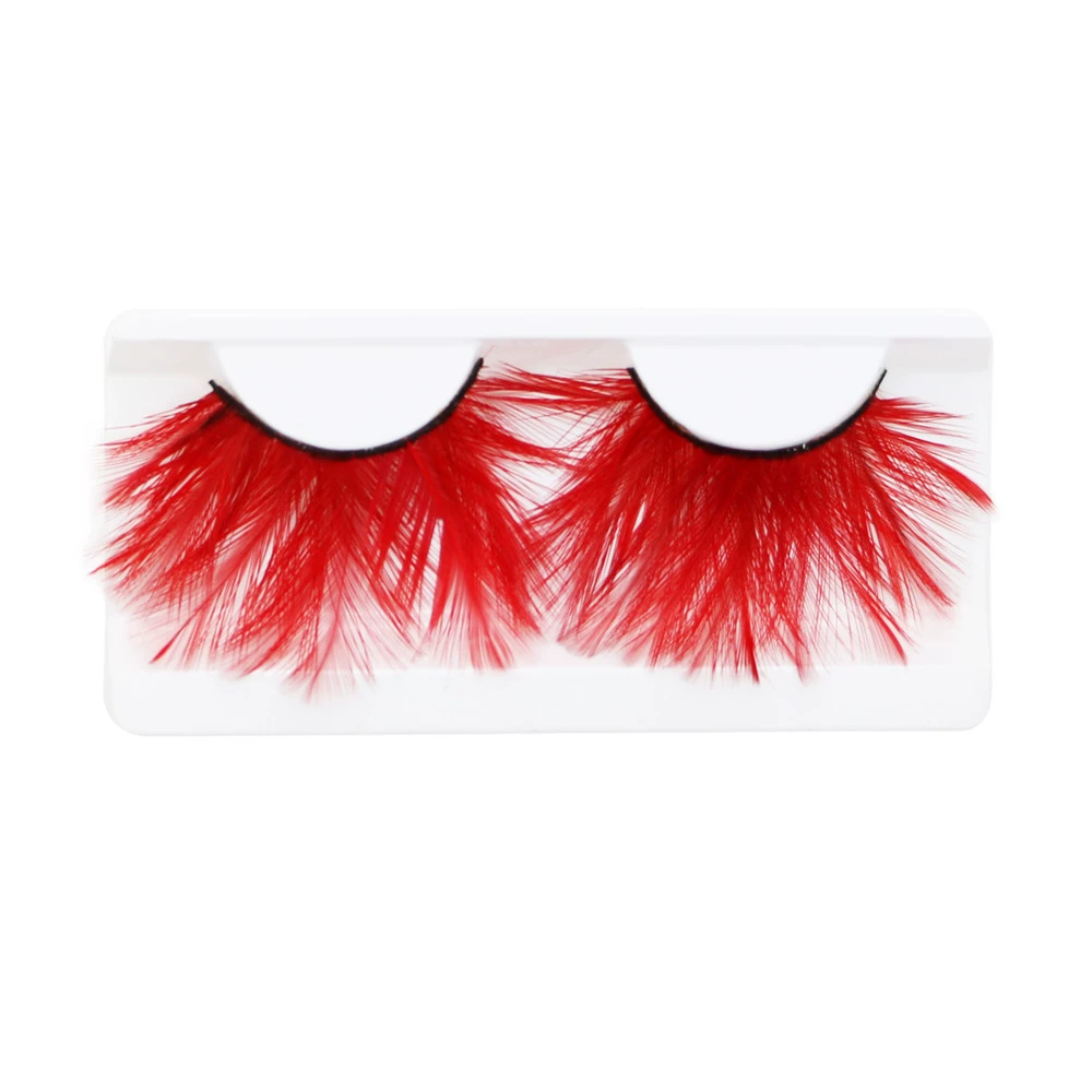 Maylintech 1pair Feather 3d Thick Winged Natural Long False Eyelashes Party Nightclub Makeup Eye Lash Halloween Xmas Show Eyeashes -Outlet Maid Outfit Store 12395506644 1058549281.jpg