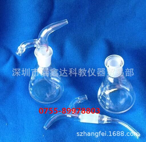 三角薄层喷瓶50ML 玻璃三角喷瓶 玻璃喷雾瓶 显色瓶 玻璃仪器