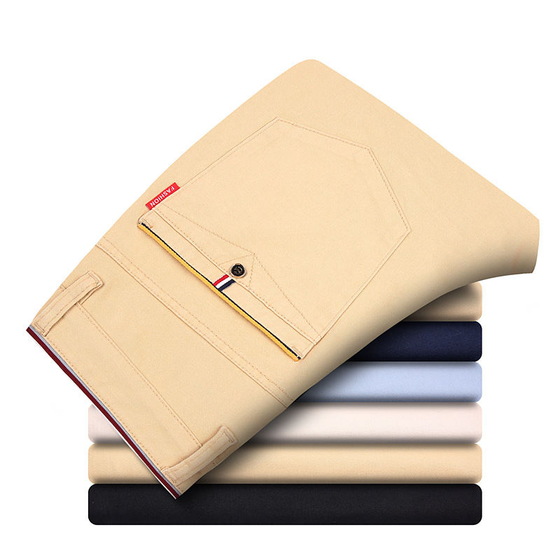 Popular elástico slim fit deportivo casual recortada pantalones de los hombres cuatro estaciones regulares stretch shorts estilo coreano versátil pantalones de los hombres