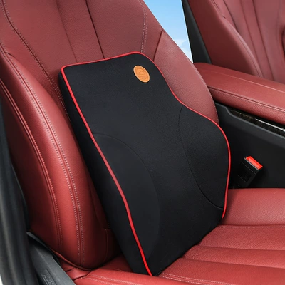 Waist support — Car Waist Cushion Back Cushion - black-red-waist-1