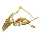 Деревянная реалистичная головоломка, модель животного, игрушка, учебные пособия, DIY, птерозавр, 3D