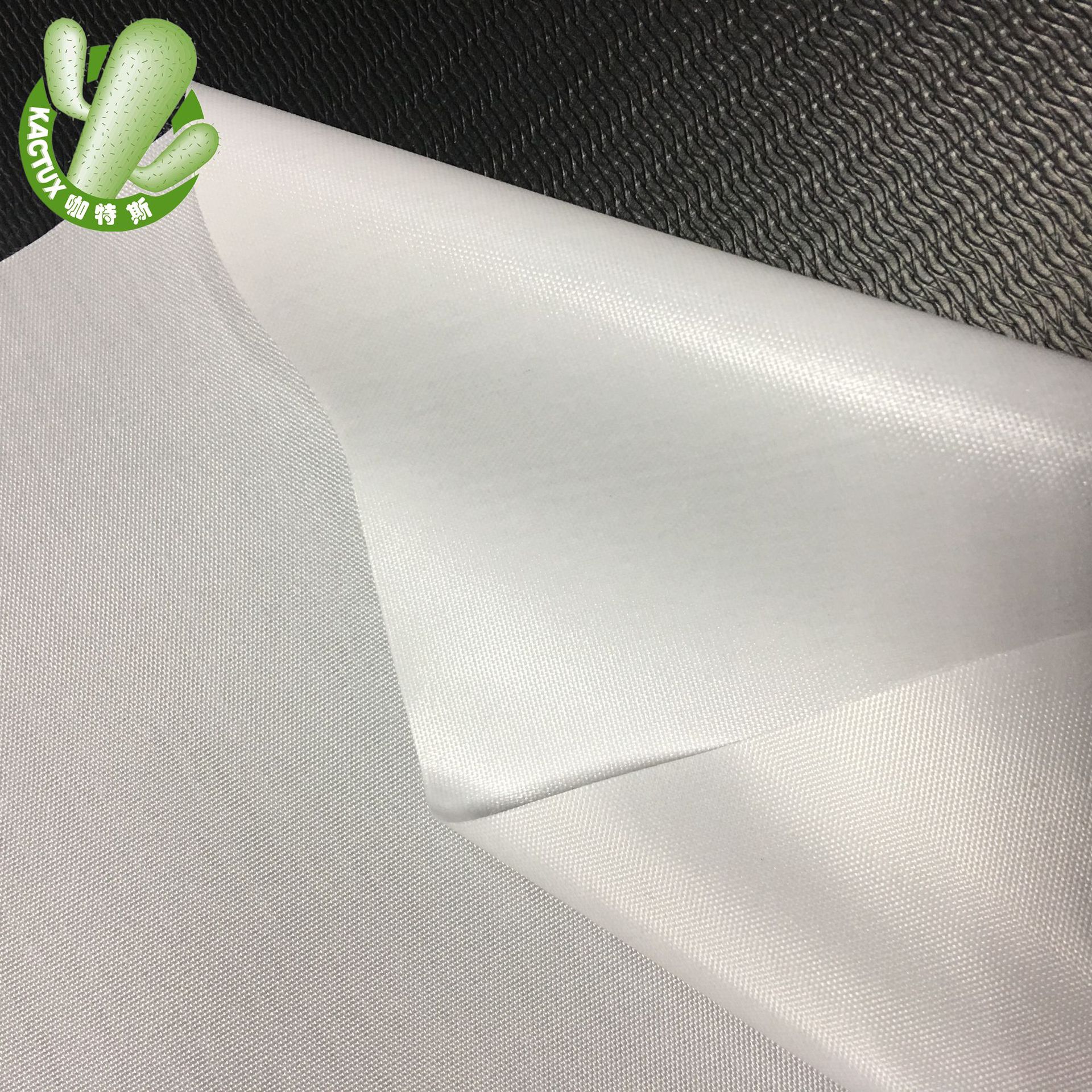 批发弱溶剂喷绘旗帜布 油性条幅布白色吊旗壁画挂轴材料坠垂感好