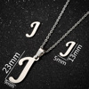 Pendant stainless steel with letters, necklace, chain, set, earrings, accessory, European style, wholesale