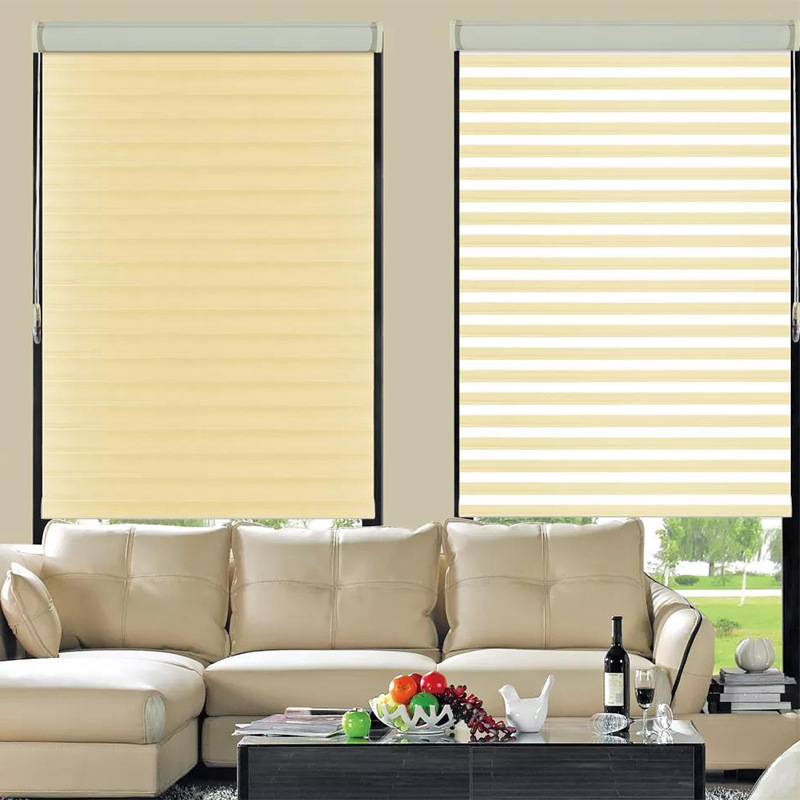 厂家直销价遮光梯带香格里拉帘百叶帘卷帘办公家居窗帘上门安装|ru