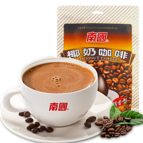 Hainan Specialty - Nanguo Food - Aromatic Coconut Milk Coffee 340g Instant Rich Coffee Powder