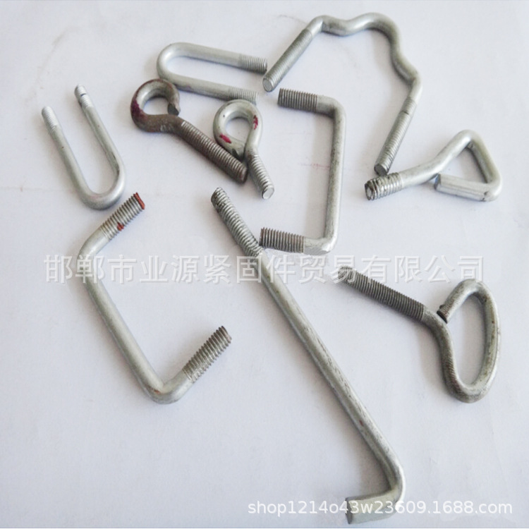 专业厂家 7字钩 9字勾 直角钩件 吊顶挂钩 异型勾件 可来图定制