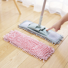 Chenille lazy flat mop household dry and wet mop wooden floor tile mop one mop clean mop