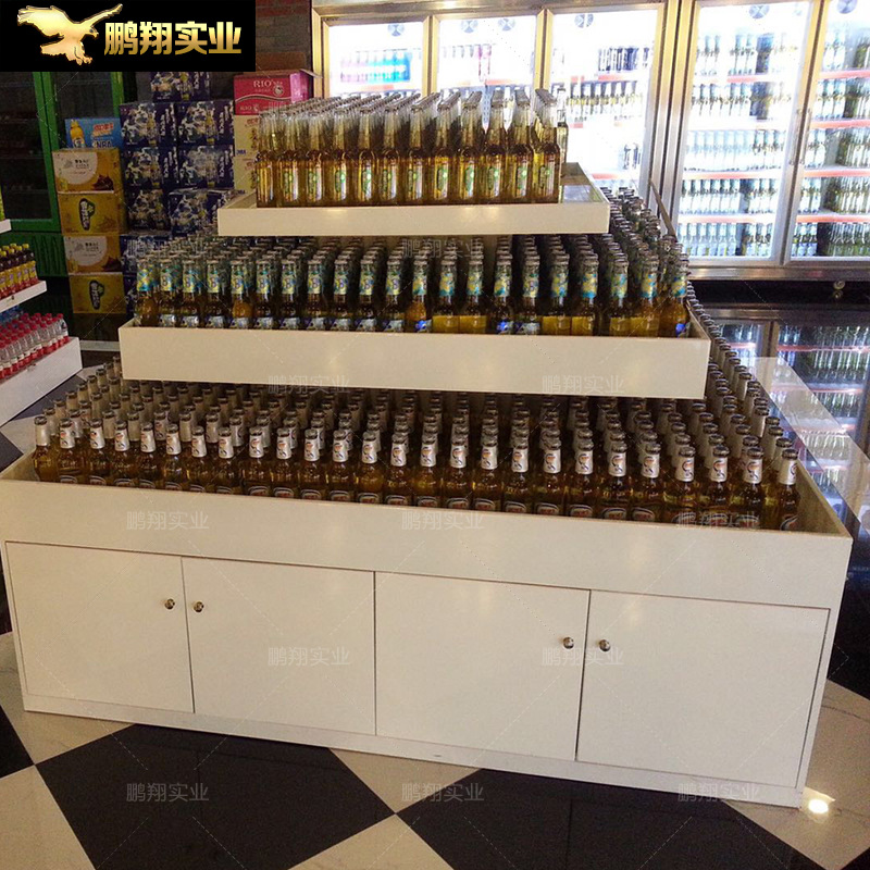 酒类展柜定做 KTV啤酒展示柜台 酒庄红酒高柜 江西烟酒专柜厂家