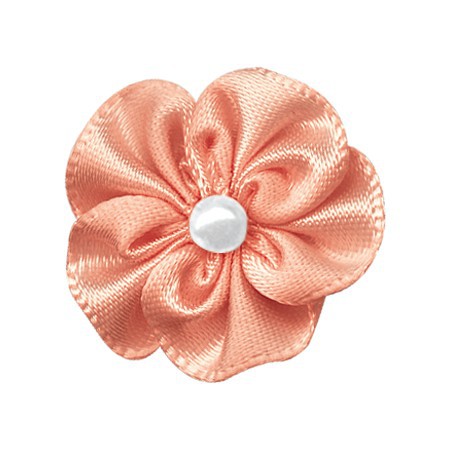 Yao Ming tejido hecho a mano cinta 2,2 cm arco pequeña flor regalo embalaje ropa interior accesorios cinta flor