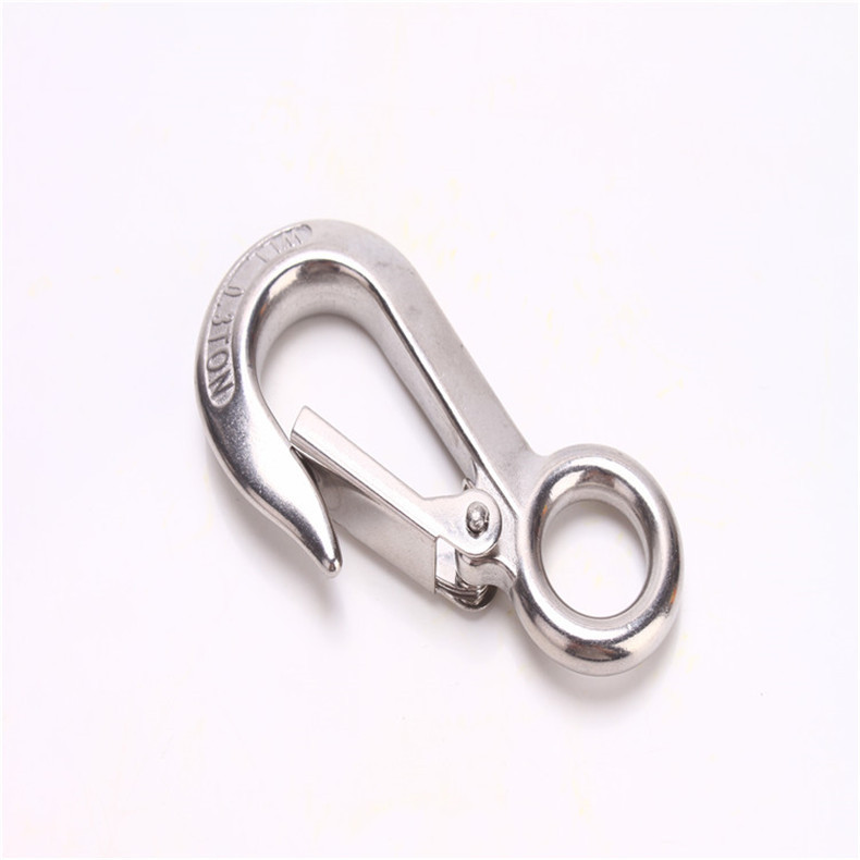 304不锈钢定向货钩大眼货钩葫芦吊钩万向抓钩起重吊钩