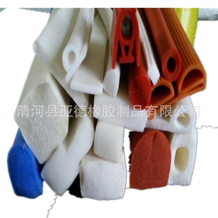 批发各种形状密封条 彩色发泡密封条 耐高温发泡密封条