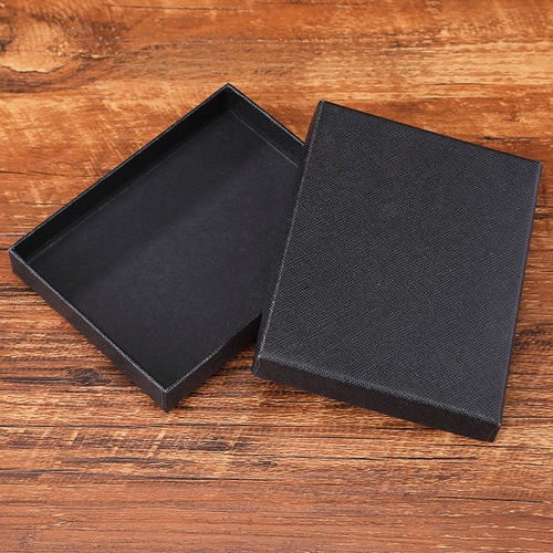Wholesale cosmetics rectangular paper box with lid, wallet card holder color box, gift box for makeup packaging