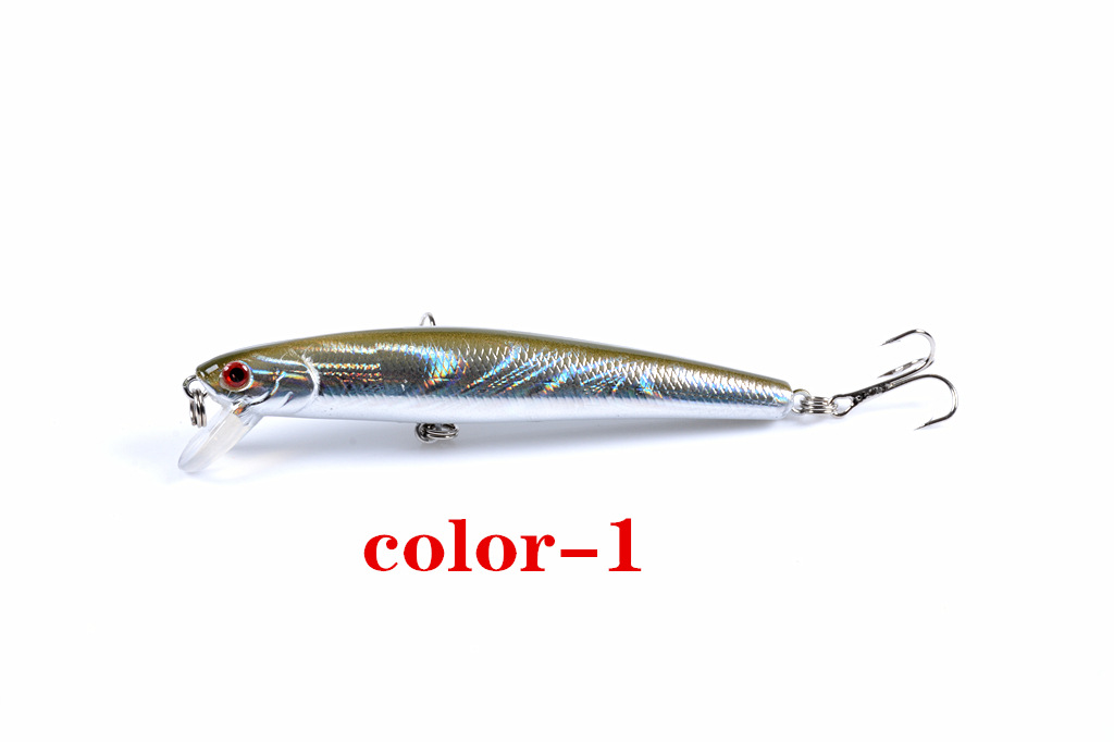 Sinking Minnow Fishing Lures Hard Plastic Baits Fresh Water Bass Swimbait Tackle Gear