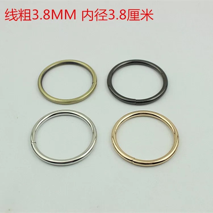 内径3.8CM，3.2CM，2.5CM线粗3.8MM箱包手袋五金配件开口圆环|ms