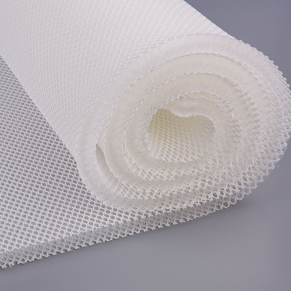 沃尔康新款3d床垫材料 中空立体支撑3d网布织物 3D中空网眼布